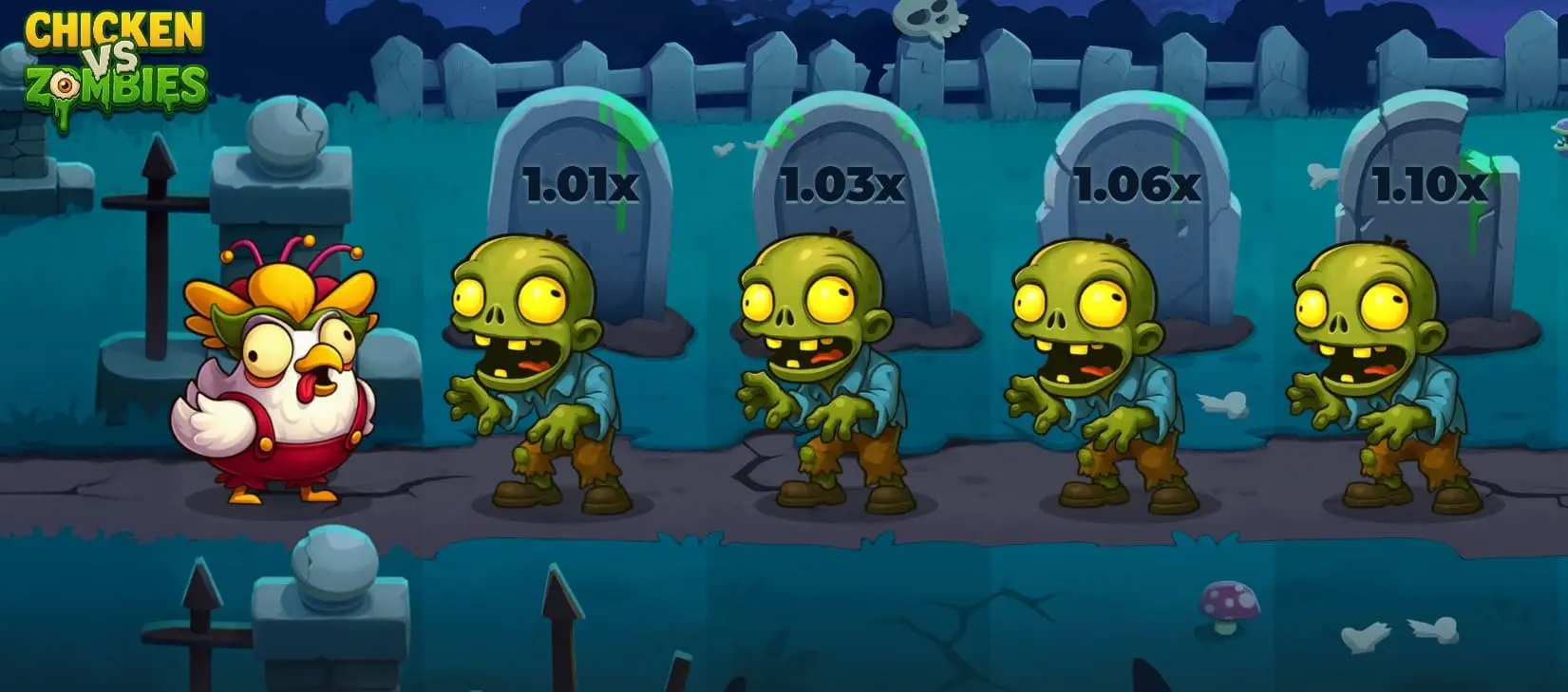 Chicken vs Zombies game.