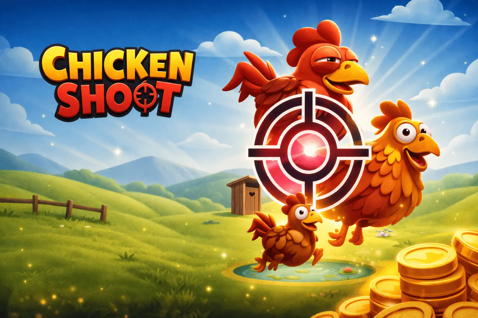 Chicken shoot game.